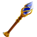 Path of Exile Rare Caster Weapon with +1 to Cold Spell Gem Levels and Cold DOT Multiplier
